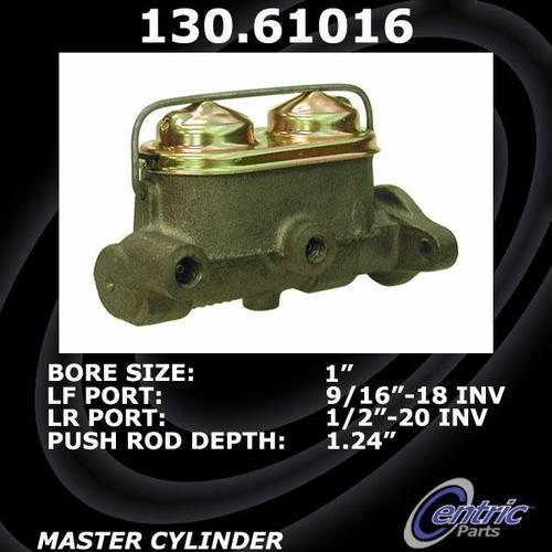 Centric 130.61016 brake master cylinder-premium master cylinder