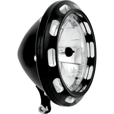 Performance machine apex 5 3/4" contrast cut headlight 84-13 harley softail fxst