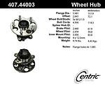 Centric parts 407.44003e rear hub assembly