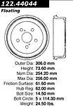 Centric parts 122.44044 rear brake drum