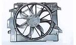 Tyc 621860 radiator and condenser fan assembly