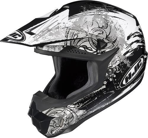 Hjc cl-x6 kozmos offroad/motocross adult helmet,mc-5 black/white/gray,2xl/xxl