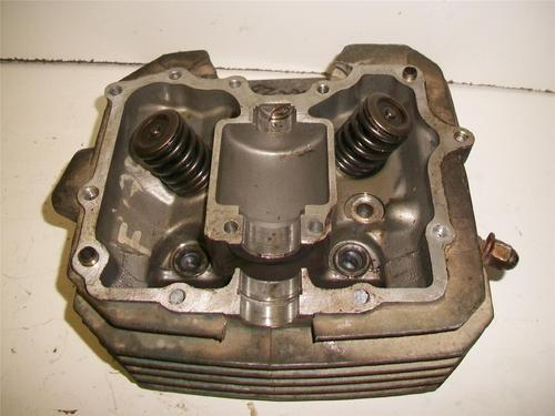 85 honda trx 250 cylinder head w / valve r3