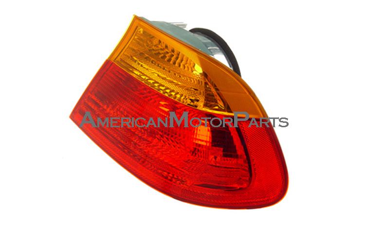 Passenger replacement red/amber outer tail light 99-01 bmw e-46 3-series 4dr