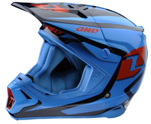 One industries gamma bot helmet cyan/blue/red