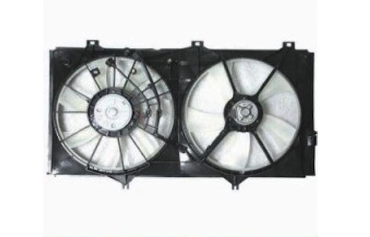 Ac condenser radiator cooling fan assembly 2007-2009 08 lexus es350 1636331080