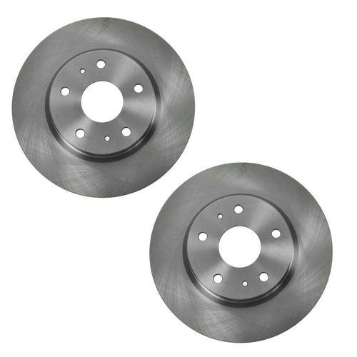 Front disc brake rotors left & right pair set of 2 for 07-12 suzuki sx4 sx-4