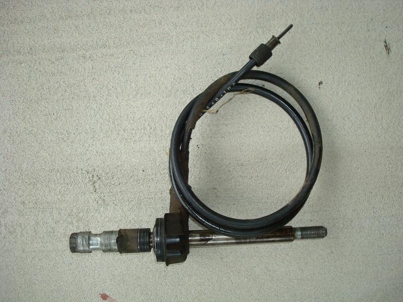 1982 honda nighthawk cb650 cb 650 front axel bolt spacer speedometer drive cable