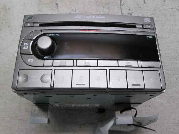 04-06 subaru forester 6 disc cd p130 radio oem