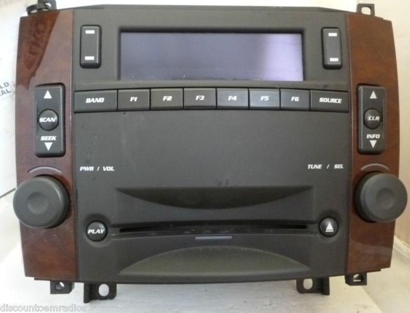 05-07 cadillac cts srx radiio cd player 15950588 *