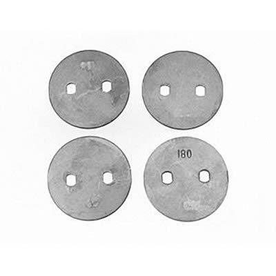 Quick fuel throttle plates steel 1 3/4" diameter .040" thick blank set of 4