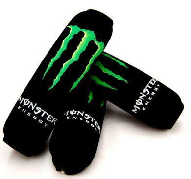 Monster energy kit shock covers front & rear yamaha yfz 350 banshee w/ zip