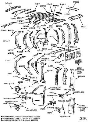 F81z2624301ba ford pillar assy - centre "b" pillar