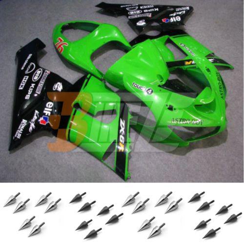 Bolt kit & injection fairing kit bodywork for kawasaki ninja zx6r 2005 2006 af