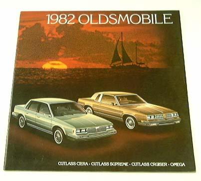 1982 82 oldsmobile brochure cutlass ciera supreme omega