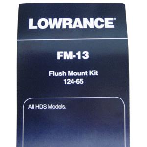 Lowrance flush mount f/hds series 124-65