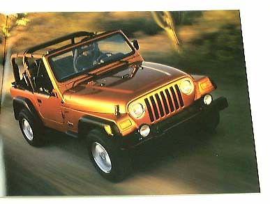 2001 01 jeep brochure wrangler grand cherokee