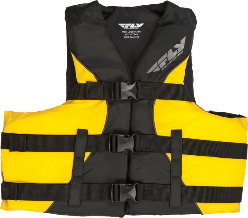 Fly racing life vest yellow/black xx-large 50-60in.