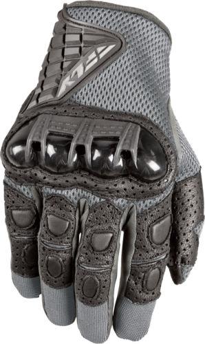 Fly racing coolpro force gloves black/silver medium