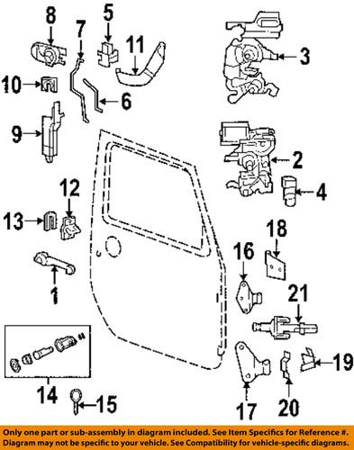 Jeep oem 5143553aa front door-key