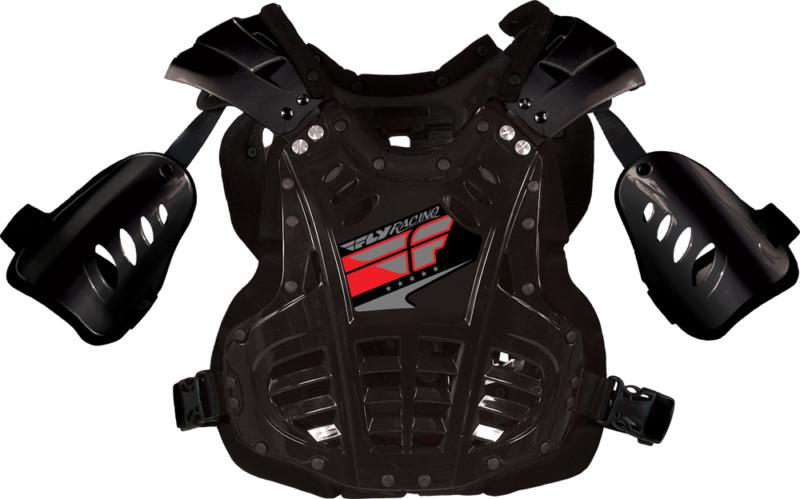 Polisport fly racing convertible ii protective gear black osfm 40-80lbs