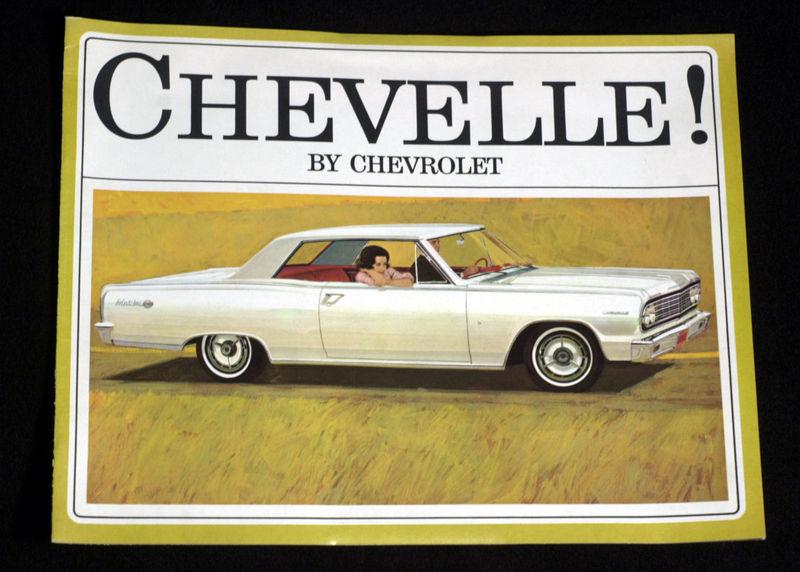 1964 chevelle malibu ss original brochure nos chevy 300