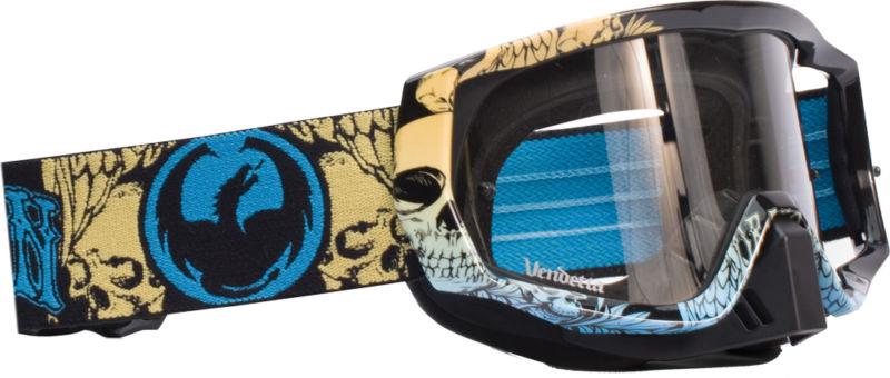 Dragon alliance vendetta goggles josh hill/clear lens