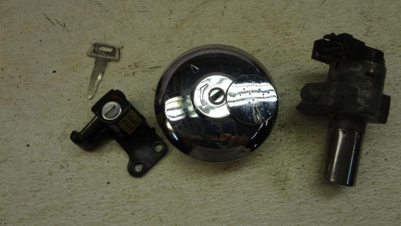 1980 honda cb900 custom cb 900 c  h746 lockset ignition switch gas cap w key