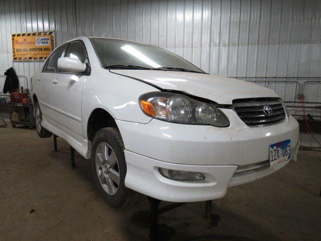 2008 toyota corolla sunvisor lh driver gray w/mirror 2577521