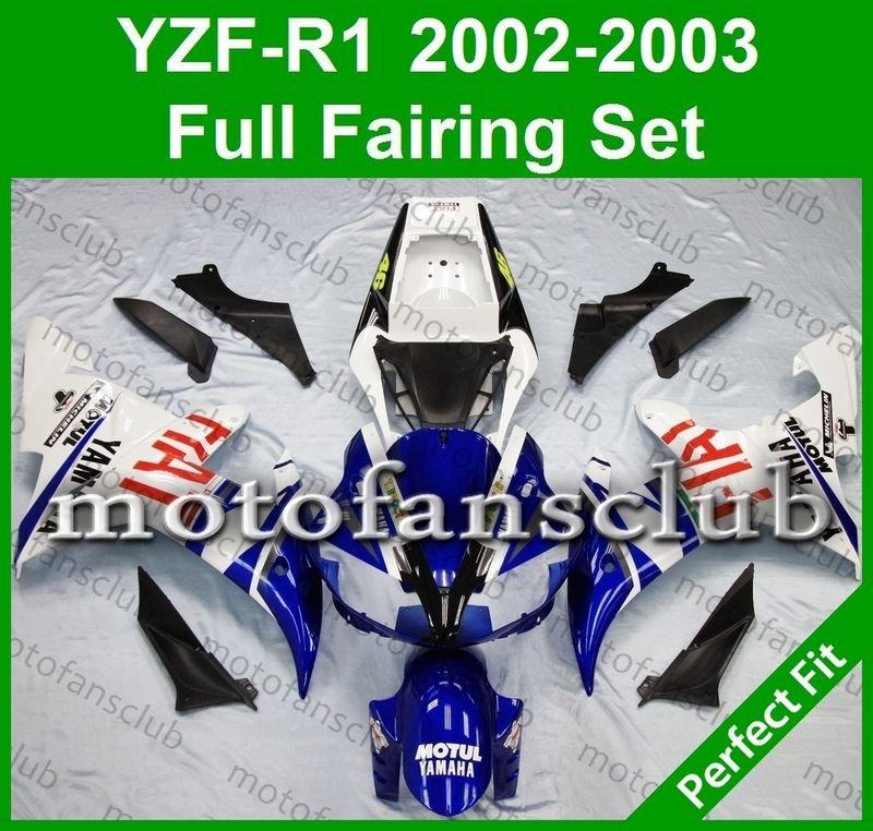 Fit yamaha yzf r1 02 03 yzfr1 2002 2003 1000 fairing bodywork plastics #07 c