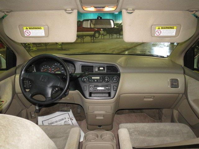 1999 honda odyssey sunvisor lh driver tan lighted/mirror 2484734