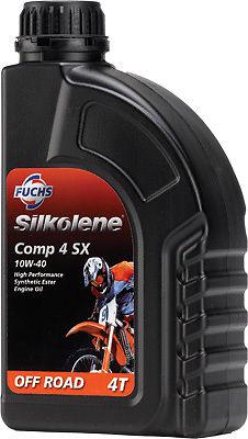 Silkolene comp-4 sx semi-syn 20w50 qt silkolene 4-stroke oil 65136001054