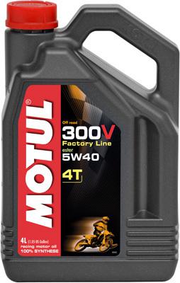 Motul 300v offroad 4t competition synthetic oil 5w-40 4-liter 102708