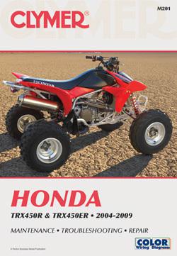 Clymer manual hon 450r m201