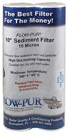 Flow pur filter cartridge, 10 micron sediment, 2/pk f560021