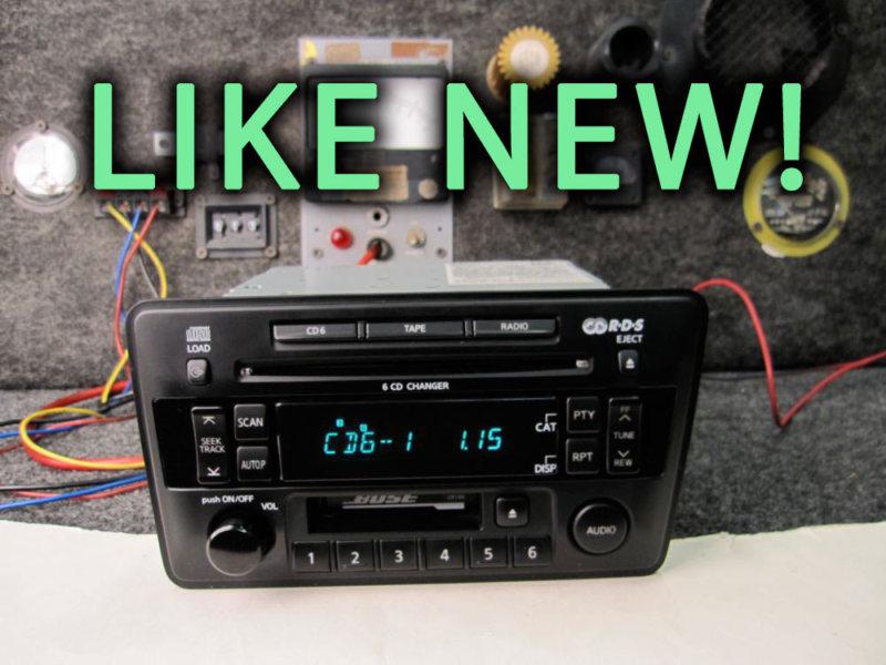 Infiniti qx4 bose 6 cd changer sat radio 02 03 pn2543n pn2439n cr190 cr200 cr040