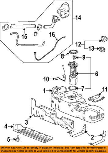 Gm oem 20962524 fuel tank cap