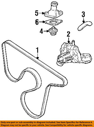 Gm oem 10242185 bypass hose/engine coolant by-pass hose