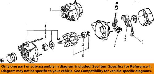 Toyota oem 270600f05084 alternator/generator/alternator