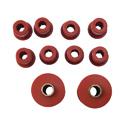 Jeep cj 76-86  red front spring bushing set