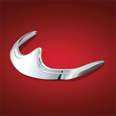 Chrome front fender tip for honda vtx1300 & vtx1800 retro