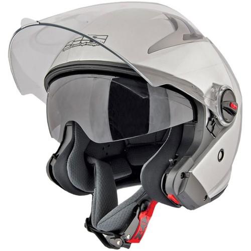 Speed and strength ss2200 solid speed silver helmet medium new