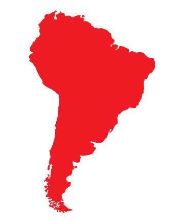 South america outline vinyl decal xl 12" peru chile brazil sticker free s&h!!