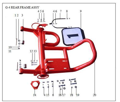 Go kart engine chassis frame drifter 160cc 200cc gokart engine bolts to this