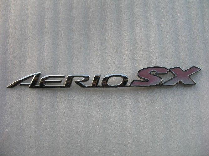 2002 2003 2004 suzuki aerio sx wagon rear trunk lid emblem logo decal 02 03 04