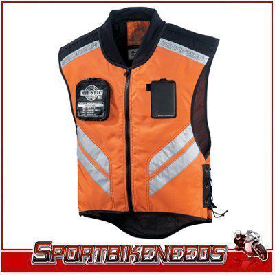 Icon military spec mesh orange vest xs sm md lg