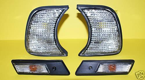 Bmw 5-series e34 corner lights + side marker crystal