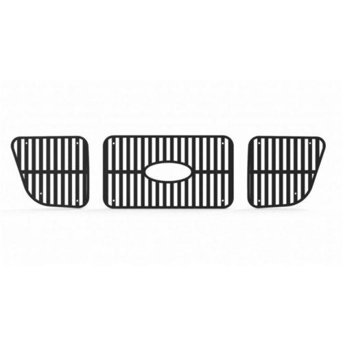 Ford ranger 98-00 black vertical billet front metal grille trim cover insert