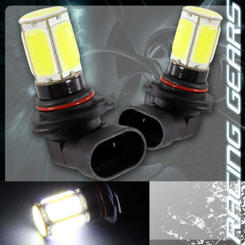 2x nissan toyota 9006 hb4 white 6 led cob plasma chipset low beam fog light bulb