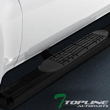 4" side step nerf bars rail running boards 2005-2011 dodge dakota club/ext cab b